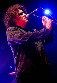 Robert Smith of The Cure.