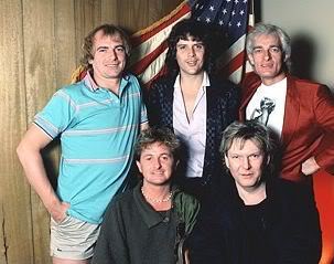 Yes 1983, L-to-R: Alan White, Jon Anderson, Trevor Rabin, Chris Squire, Tony Kaye.